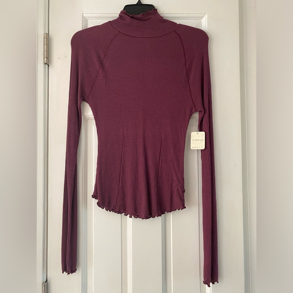 Fall find! NWT Free People Intimately Make It Easy Thermal - Precious Wine - XS